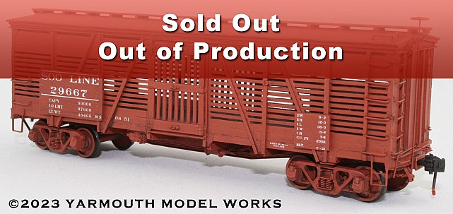 SOO Line 36' Stock Car HO scale resin model kit